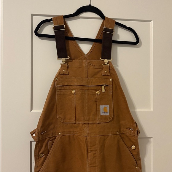 Carhartt Quilt Lined Insulated Bibs - Picture 2 of 7